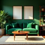 Couleur vert bouteille : astuces pour l'adopter harmonieusement dans votre intérieur