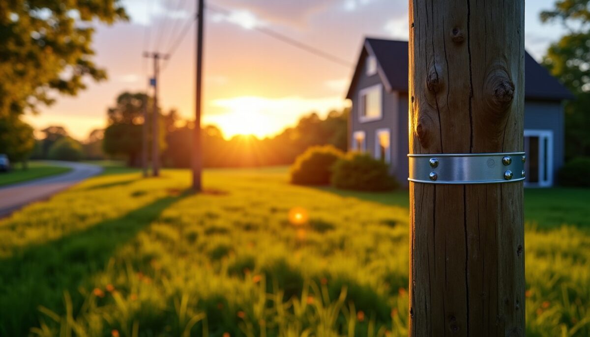 Poteau électrique sur propriété privée : quelles compensations financières possibles ?