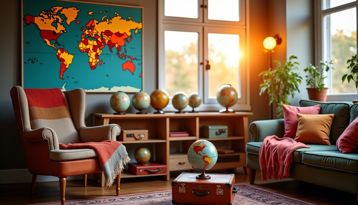 Inspirez vos intérieurs : idées créatives de décoration DIY sur le thème du voyage