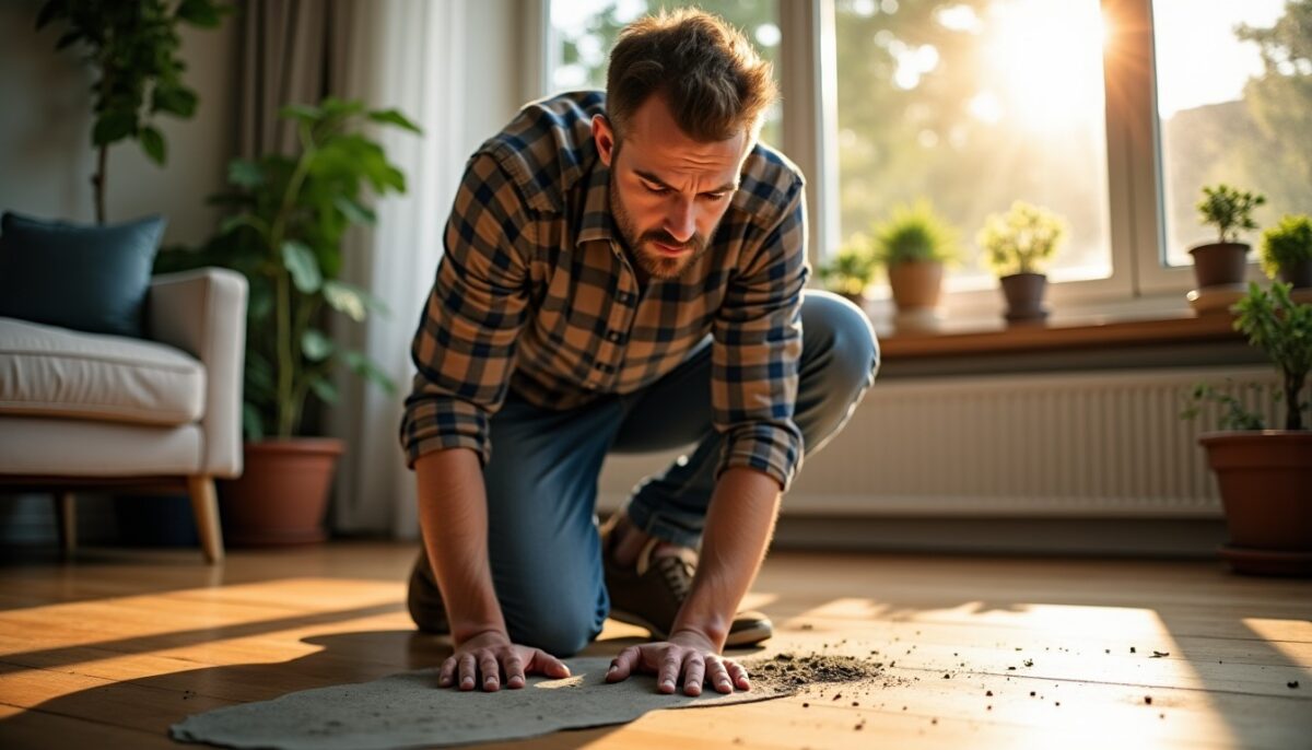Comment réagir face à une fuite dans le circuit de chauffage encastré dans la dalle ?