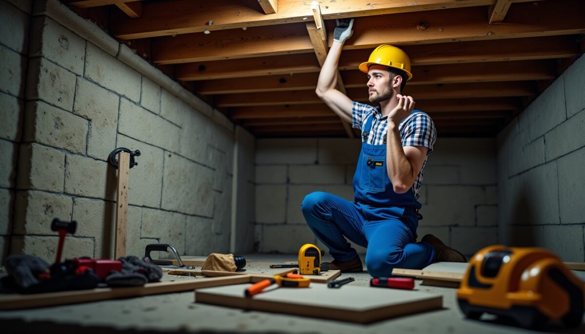 Guide complet pour isoler un plancher au-dessus d'une cave non chauffée