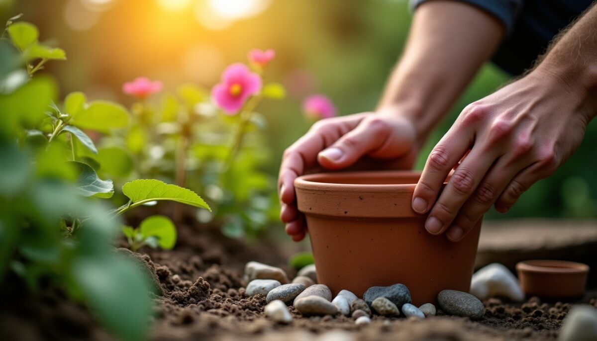 Quels matériaux utiliser au fond des pots pour optimiser le drainage ?