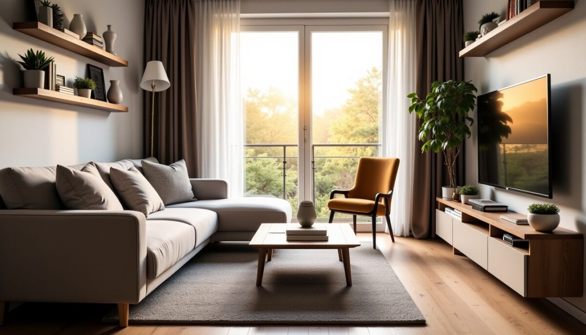 Petit salon : idées déco ingénieuses et meubles malins pour gagner de la place
