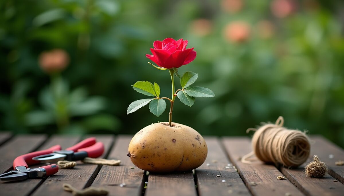 Bouturer un rosier dans une pomme de terre : astuce efficace ou simple légende ?