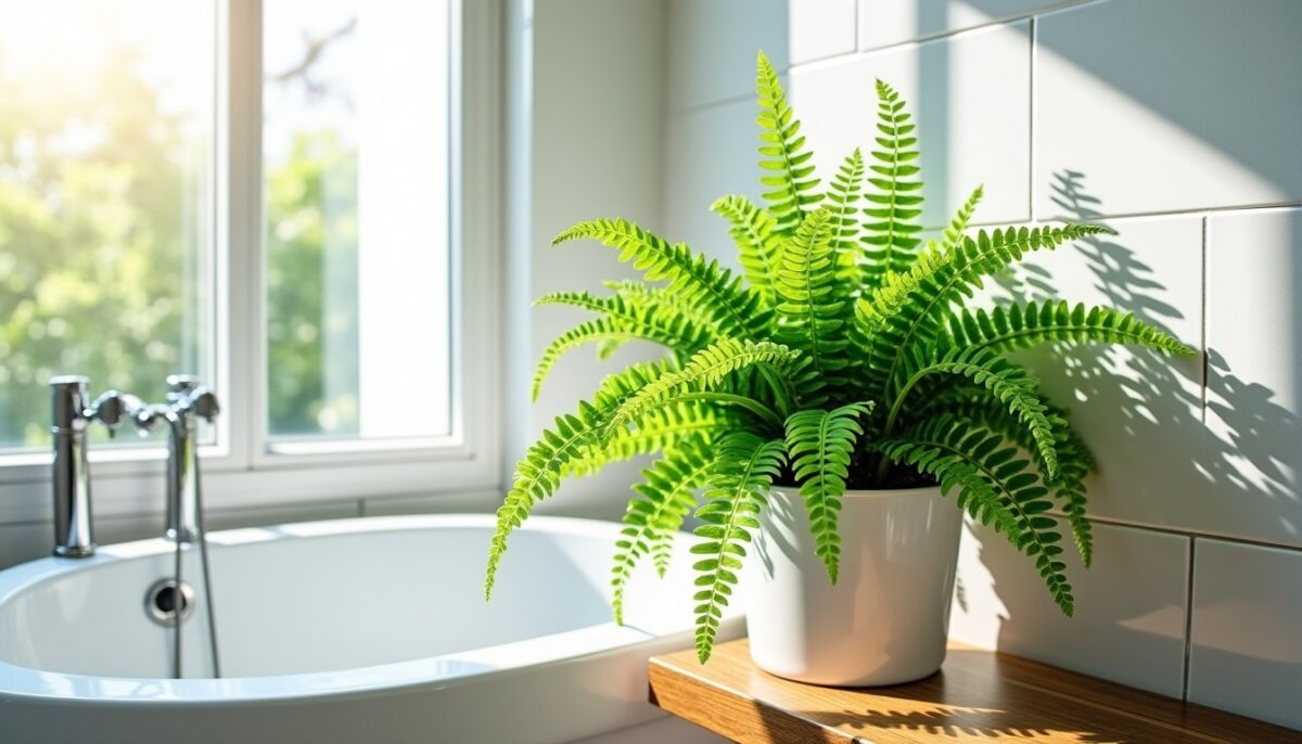 Fougère de Boston en salle de bain : un choix végétal astucieux ?